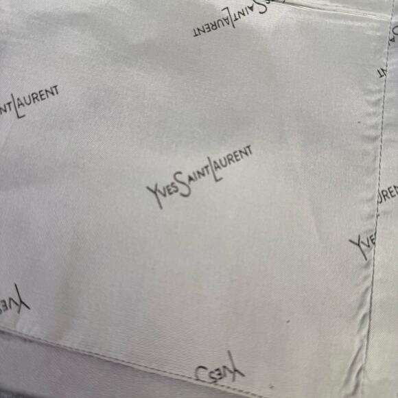 Yves Saint Laurent Light Grey Wool Vest Waistcoat Size 44 YSL Vintage Academia - Picture 6 of 6